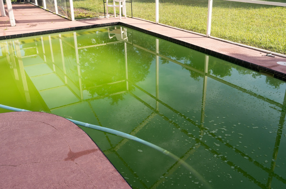 Le bicarbonate de soude pour traiter l'eau de piscine verte et trouble