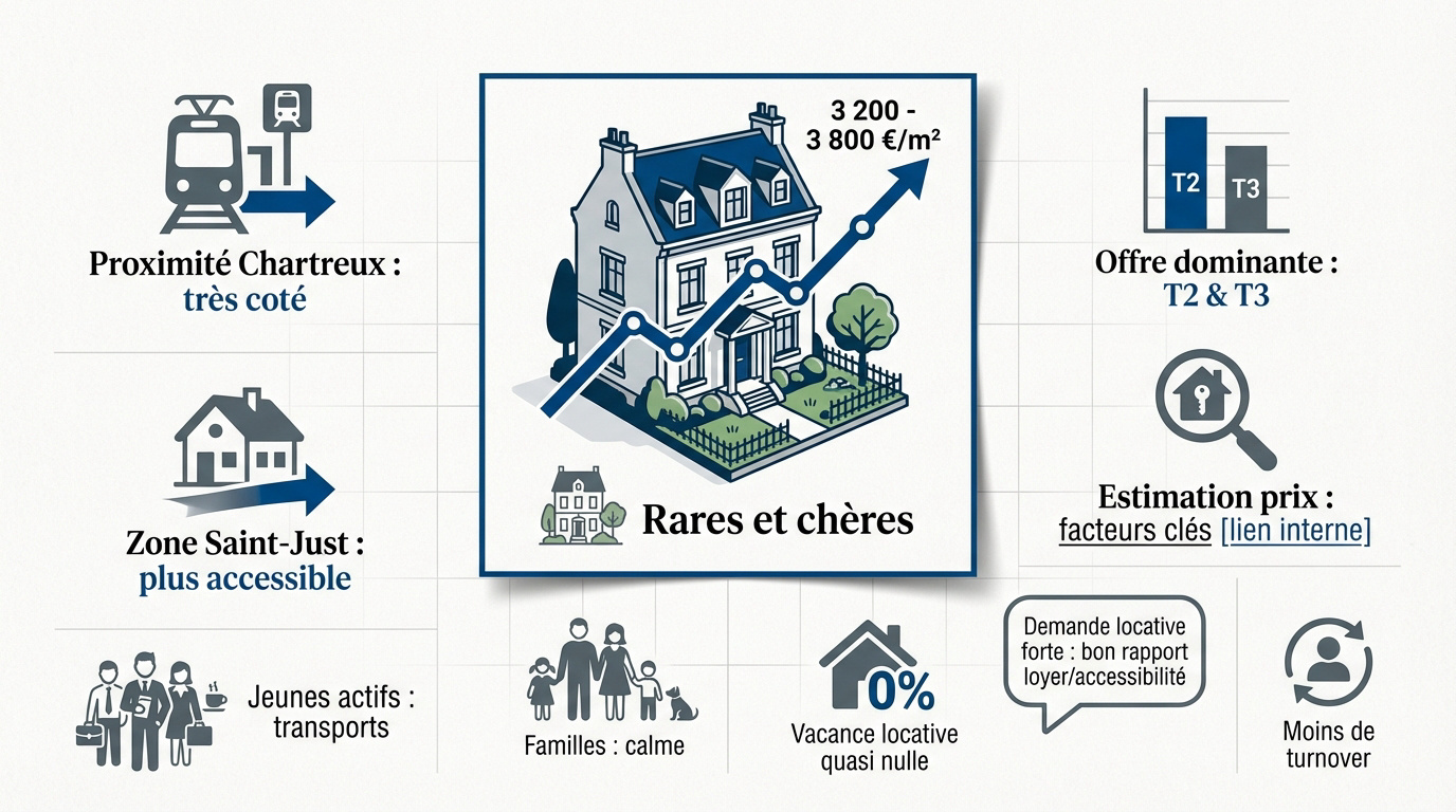 Analyse des prix et de la demande locative aux Chartreux