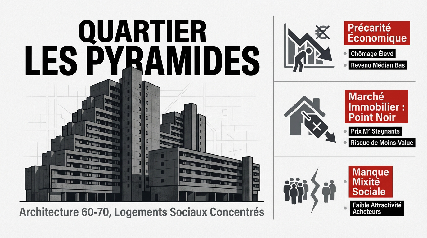 Quartier Les Pyramides La Roche-sur-Yon : urbanisme et habitat social