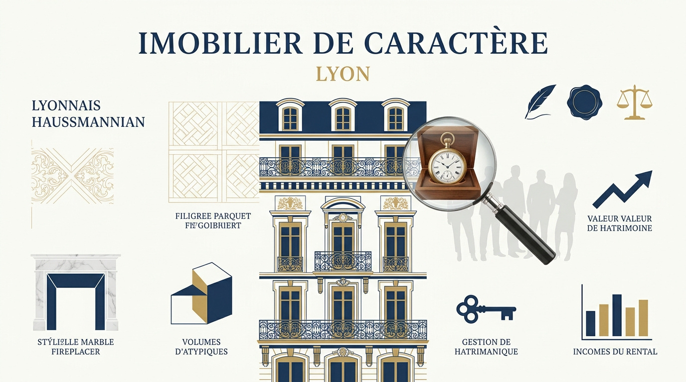 Appartement de luxe avec cachet ancien et moulures à Lyon